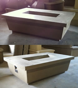 Contempo Rectangle Firetable