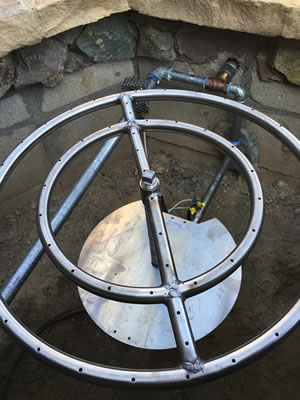 Indian Wells Custom Built Fire Pit January 2016