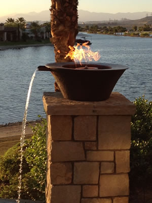 Shadow Lakes Coachella Valley Fire on Water Design and Install