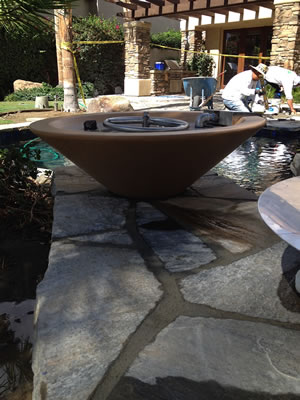 La Quinta Custom Fire and Water Bowls