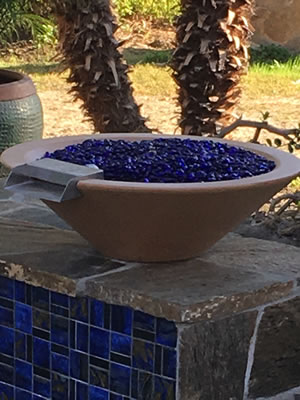 La Quinta Custom Fire and Water Bowls
