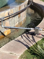 Fire on Water feature Design and Install